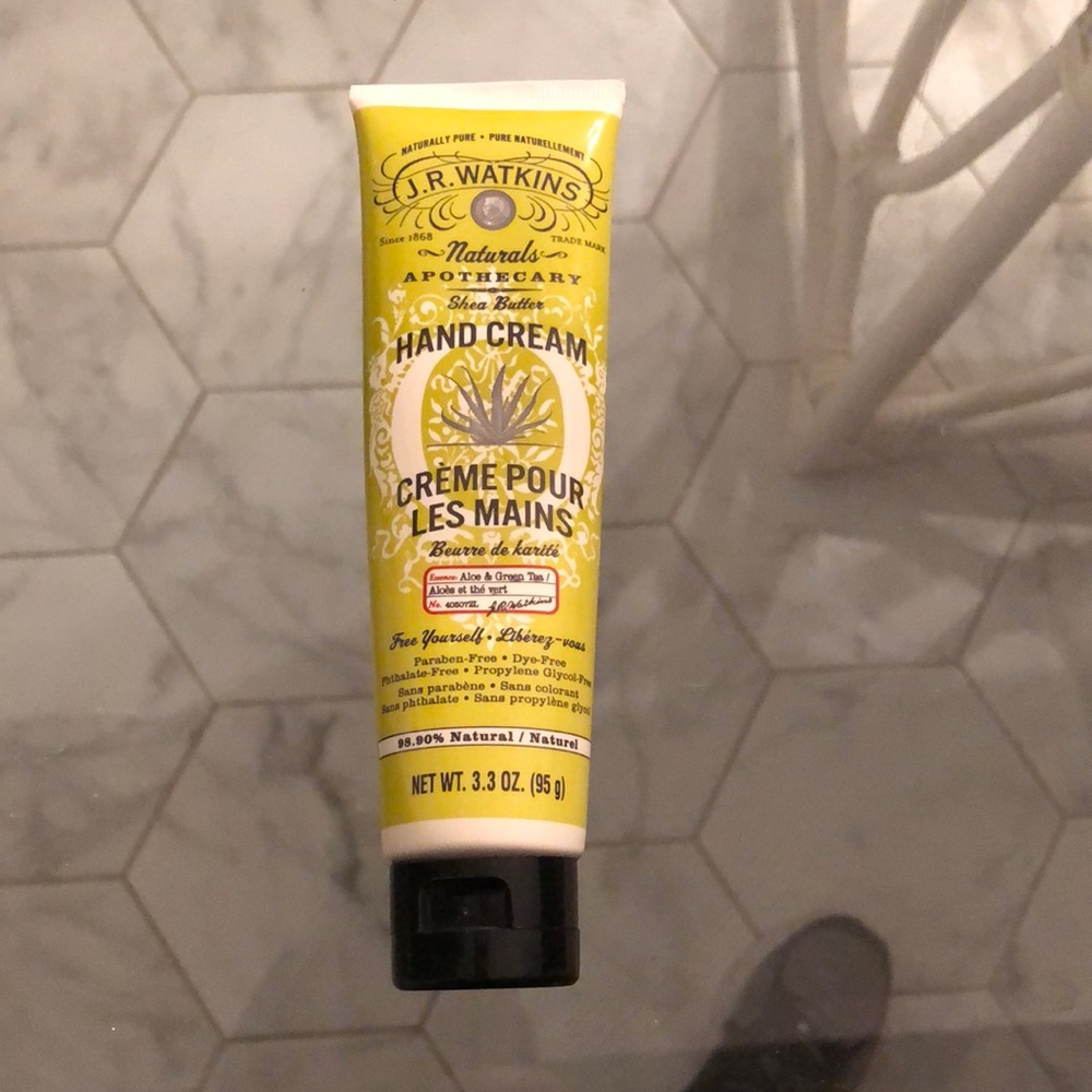 J.R Watkins Hand Cream - Aloe & Green Tea